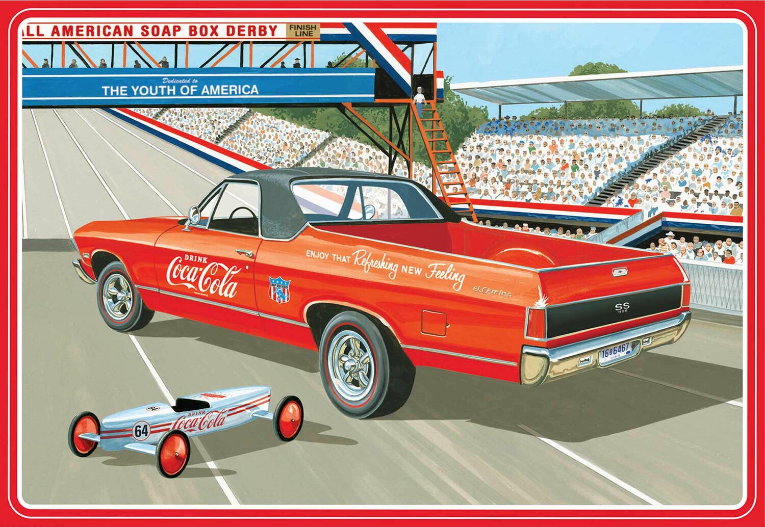 1/25 1968 Chevy El Camino SS, Coca-Cola